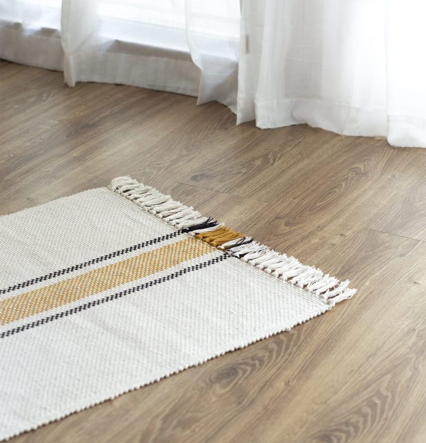 Broad-Stripes-Handwoven-Cotton-Rug-MustardBlack-24-x-48-620x644