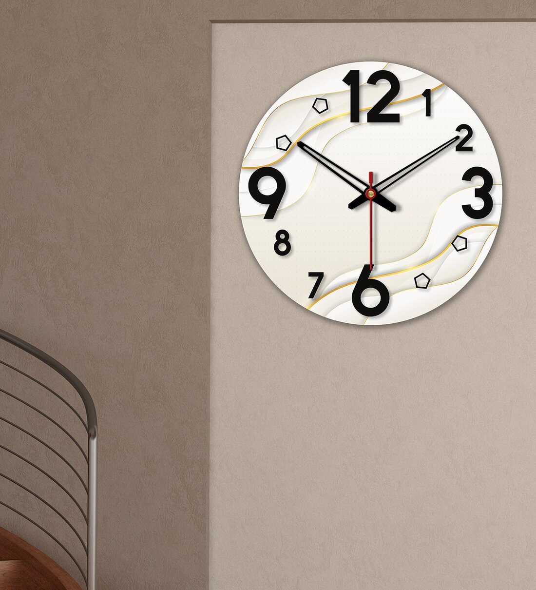 wavy-modern-pattern-multicolour-wood---mdf-wall-clock-wavy-modern-pattern-multicolour-wood---mdf-wal-le87pk